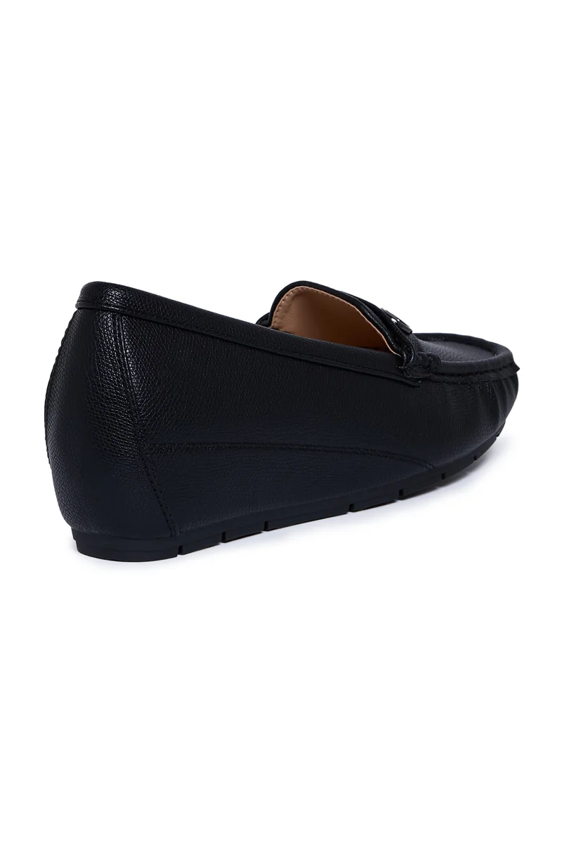 Geoomnii BLACK Geoomnii Closed Flat Shoes for Women – Comfortable Slip-On Ballet Flats for Office, Daily Wear & Casual Use for Women | Best Price UAE